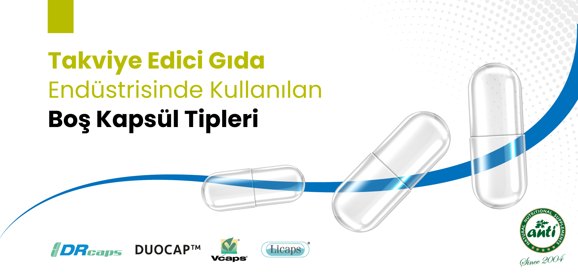 Takviye Edici Gıda Endüstrisinde Kullanılan Boş Kapsül Tipleri