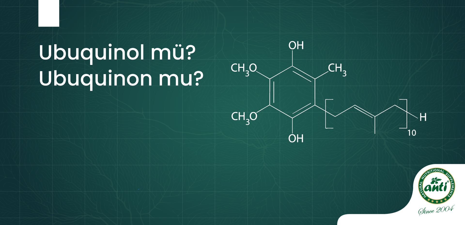 Ubuquinol mü?Ubuquinon mu?