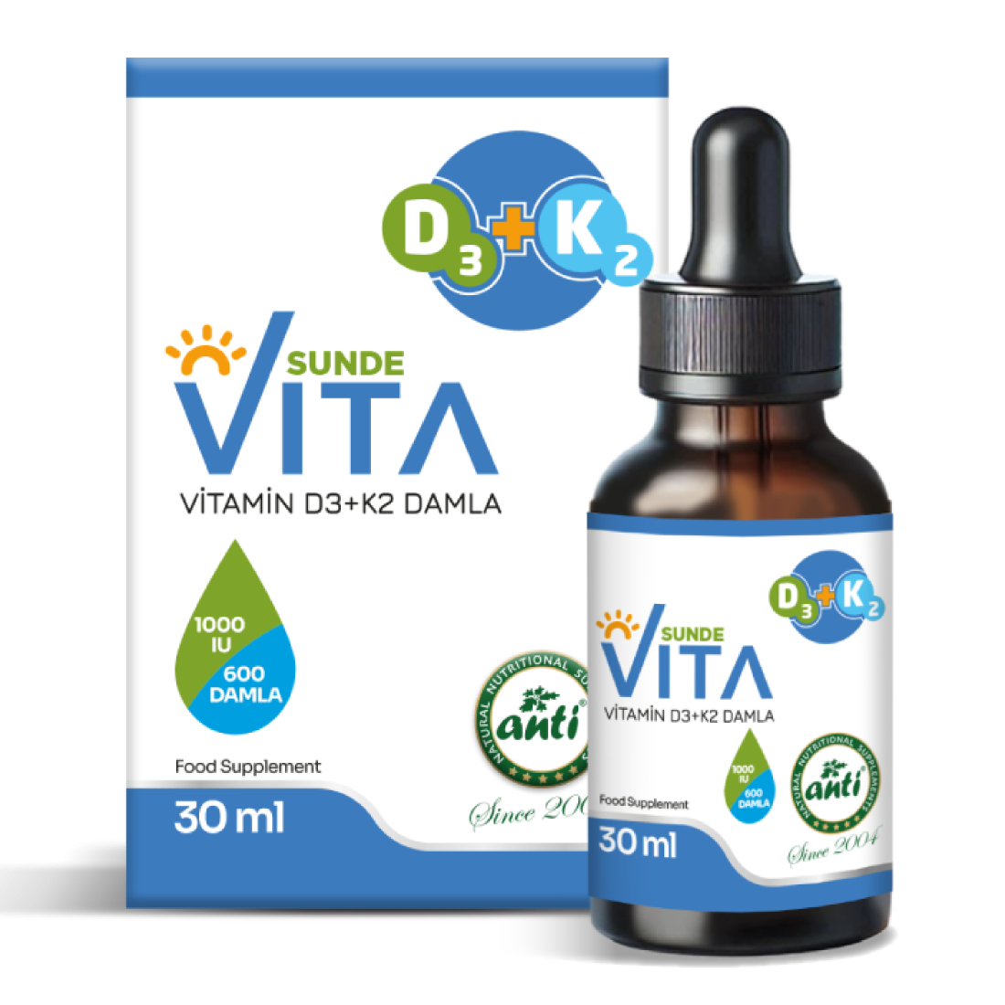 Devita Vitamin D3 & K2 Drops